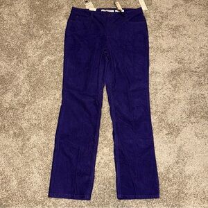 Blue Corduroy Pants, Size 16